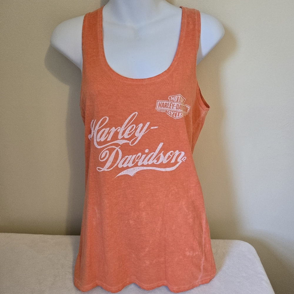 Harley-Davidson Women's Bold Orange Tank Top
